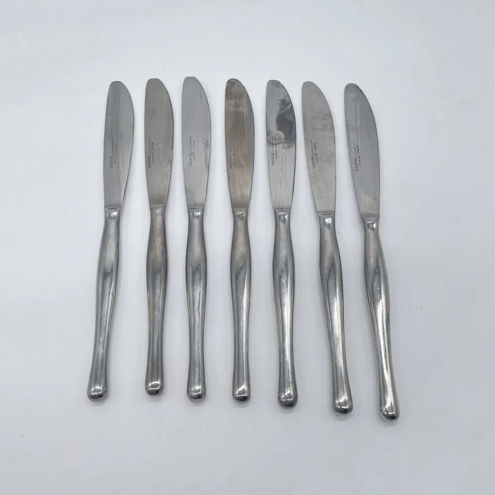Hampton Silversmiths HSV84 Stainless Steel Dinner Knives 9 1/8
